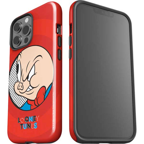 Looney Tunes Porky Pig Full iPhone 15 Pro Max Impact Case