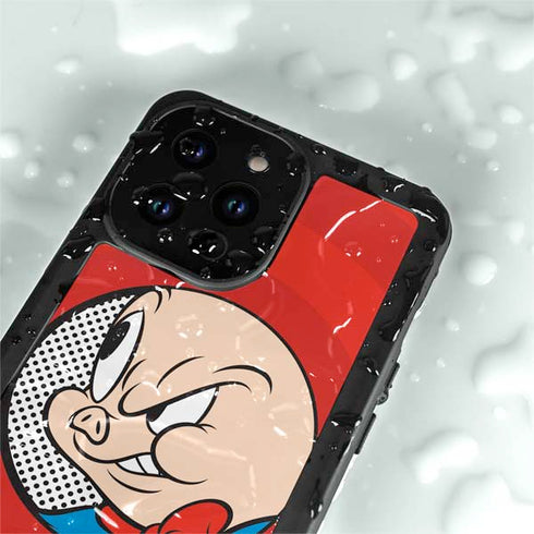 Looney Tunes Porky Pig Full iPhone 14 Pro Max Waterproof Case