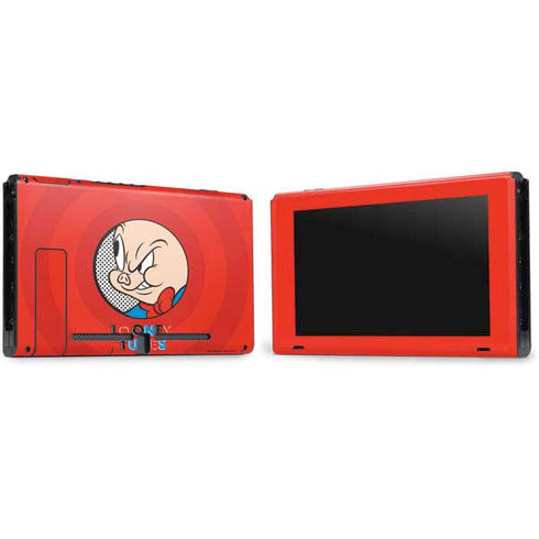Looney Tunes Porky Pig Full Nintendo Switch Bundle Skin