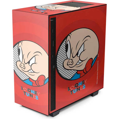 Looney Tunes Porky Pig Full NZXT H510 Compact ATX Mid-Tower Case Skin