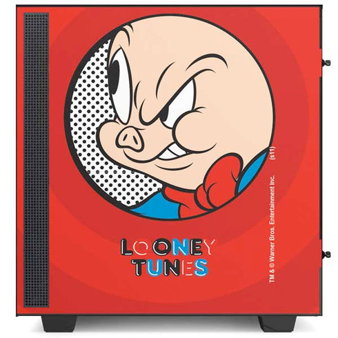 Looney Tunes Porky Pig Full NZXT H510 Compact ATX Mid-Tower Case Skin