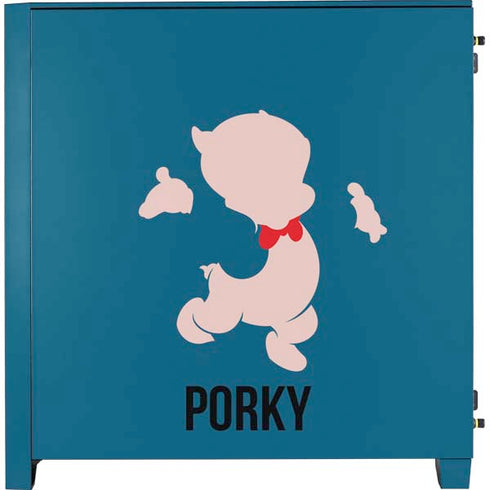 Looney Tunes Porky Pig Identity Corsair 4000D Tempered Glass Mid-Tower ATX Case Skin