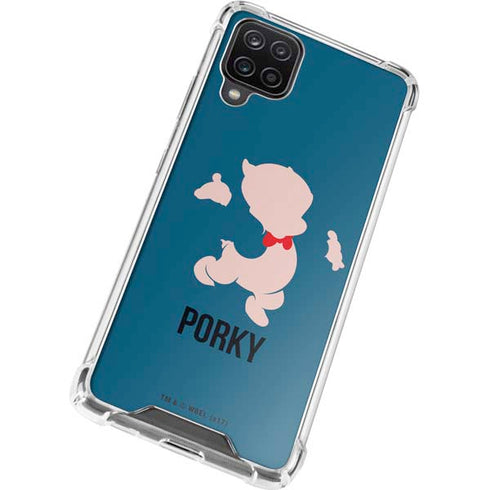 Looney Tunes Porky Pig Identity Galaxy A12 Clear Case