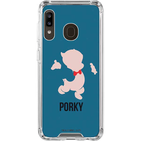 Looney Tunes Porky Pig Identity Galaxy A30 Clear Case