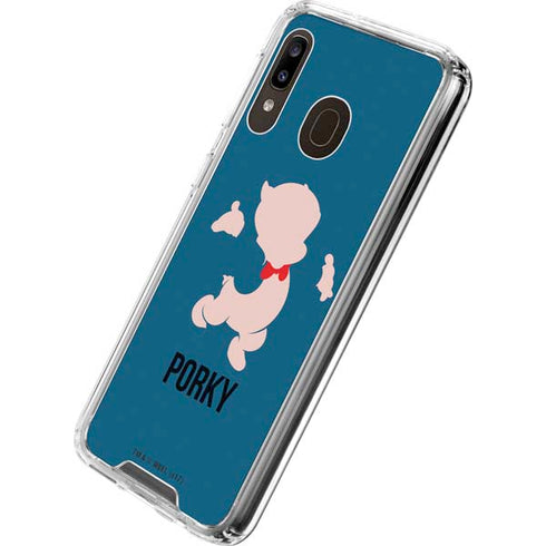 Looney Tunes Porky Pig Identity Galaxy A30 Clear Case