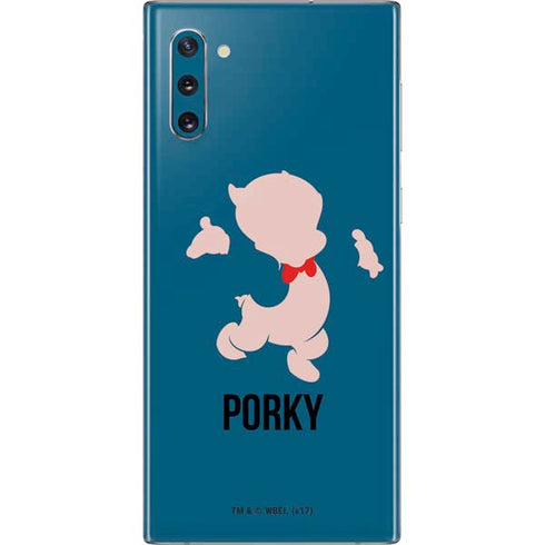 Looney Tunes Porky Pig Identity Galaxy Note 10 Skin