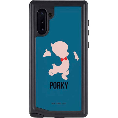 Looney Tunes Porky Pig Identity Galaxy Note 10 Waterproof Case