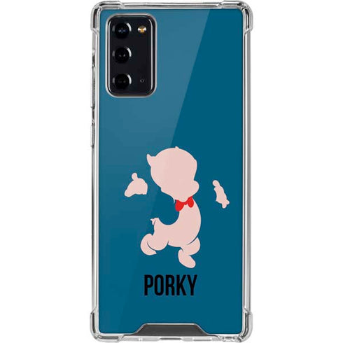 Looney Tunes Porky Pig Identity Galaxy Note20 5G Clear Case