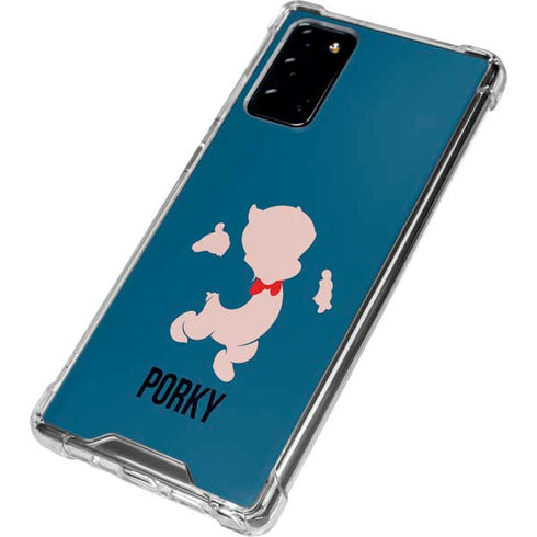 Looney Tunes Porky Pig Identity Galaxy Note20 5G Clear Case