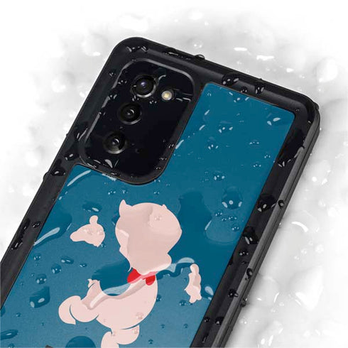 Looney Tunes Porky Pig Identity Galaxy Note20 5G Waterproof Case