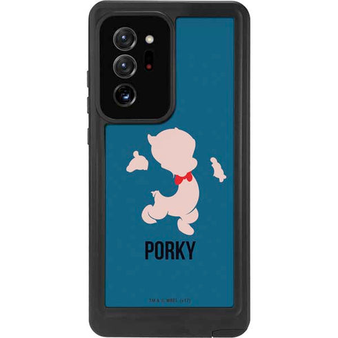 Looney Tunes Porky Pig Identity Galaxy Note20 Ultra 5G Waterproof Case
