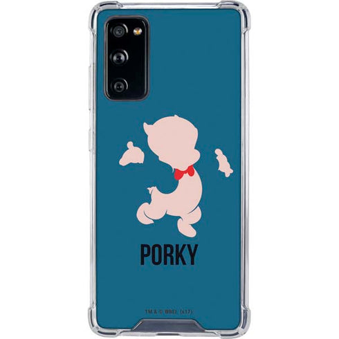 Looney Tunes Porky Pig Identity Galaxy S20 FE Clear Case