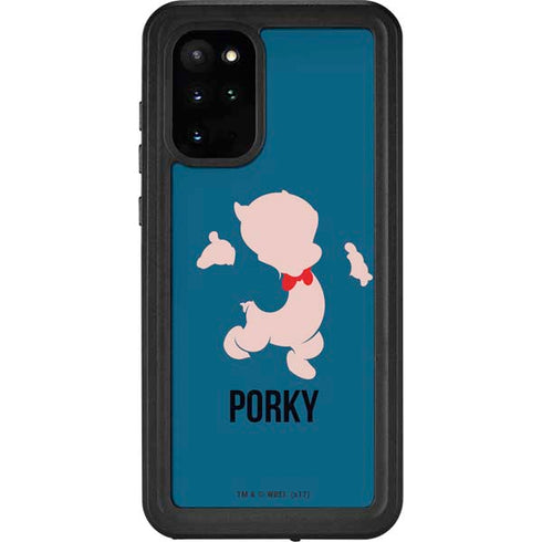Looney Tunes Porky Pig Identity Galaxy S20 Plus Waterproof Case