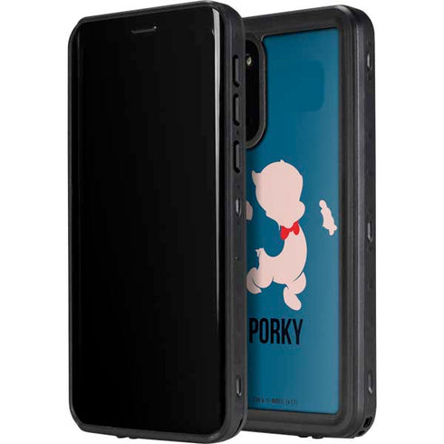 Looney Tunes Porky Pig Identity Galaxy S20 Waterproof Case