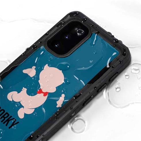 Looney Tunes Porky Pig Identity Galaxy S20 Waterproof Case