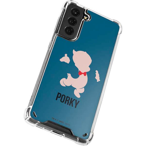 Looney Tunes Porky Pig Identity Galaxy S21 5G Clear Case