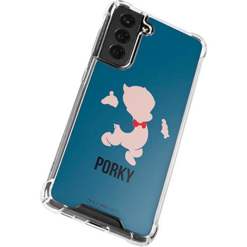 Looney Tunes Porky Pig Identity Galaxy S21 FE Clear Case