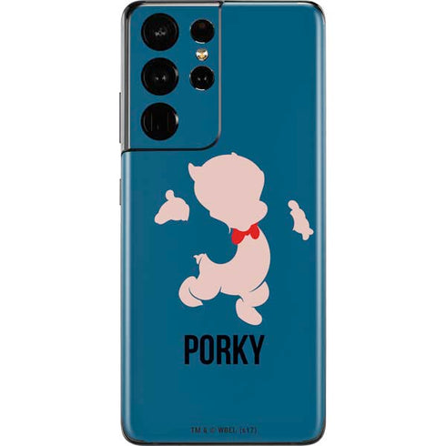 Looney Tunes Porky Pig Identity Galaxy S21 Ultra 5G Skin
