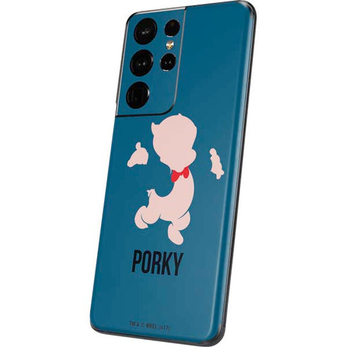 Looney Tunes Porky Pig Identity Galaxy S21 Ultra 5G Skin