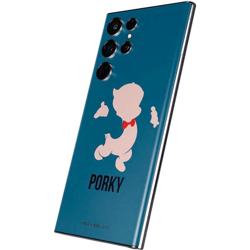 Looney Tunes Porky Pig Identity Galaxy S22 Ultra Skin