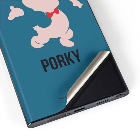 Looney Tunes Porky Pig Identity Galaxy S22 Ultra Skin