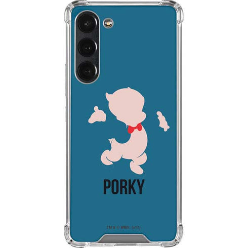 Looney Tunes Porky Pig Identity Galaxy S23 Plus Clear Case