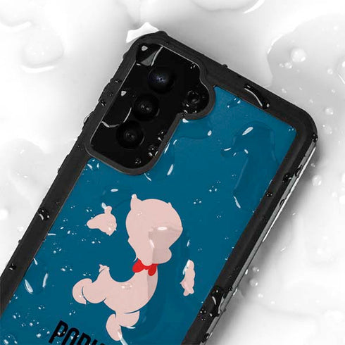 Looney Tunes Porky Pig Identity Galaxy S23 Plus Waterproof Case