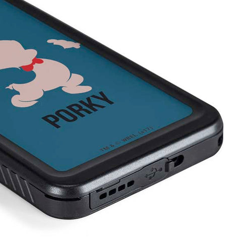 Looney Tunes Porky Pig Identity Galaxy S23 Waterproof Case