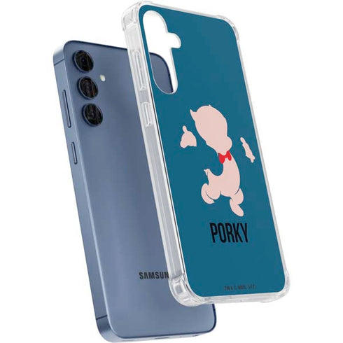 Looney Tunes Porky Pig Identity Galaxy S24 Clear Case