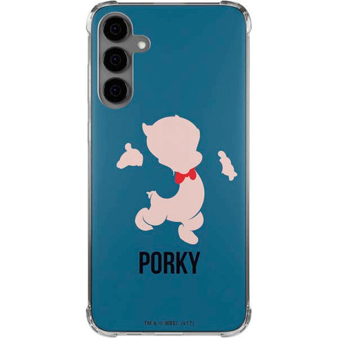 Looney Tunes Porky Pig Identity Galaxy S24 Plus Clear Case