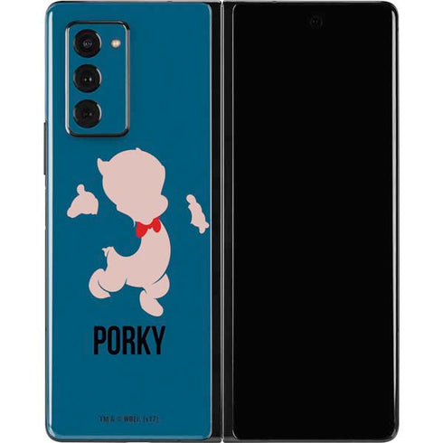 Looney Tunes Porky Pig Identity Galaxy Z Fold2 5G Skin