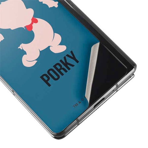 Looney Tunes Porky Pig Identity Galaxy Z Fold2 5G Skin