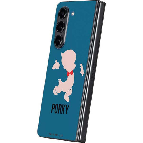 Looney Tunes Porky Pig Identity Galaxy Z Fold5 5G Skin