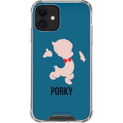 Looney Tunes Porky Pig Identity iPhone 12 Clear Case