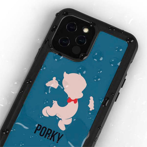 Looney Tunes Porky Pig Identity iPhone 12 Pro Waterproof Case