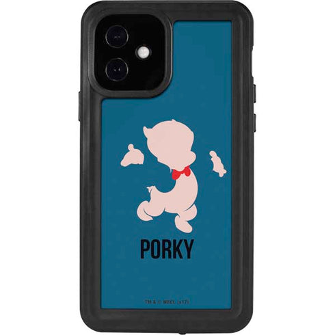 Looney Tunes Porky Pig Identity iPhone 12 Waterproof Case