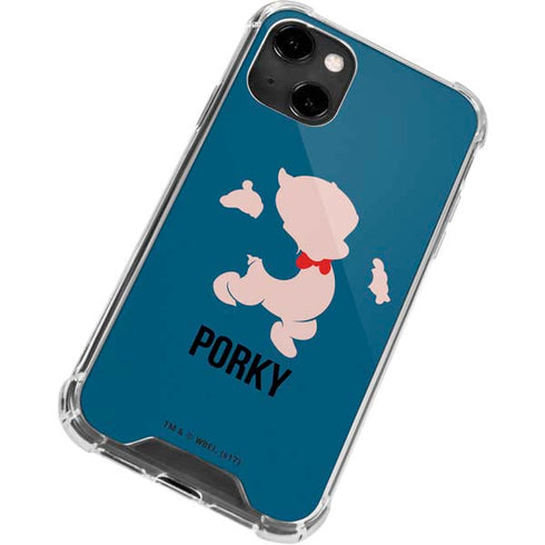 Looney Tunes Porky Pig Identity iPhone 14 Clear Case