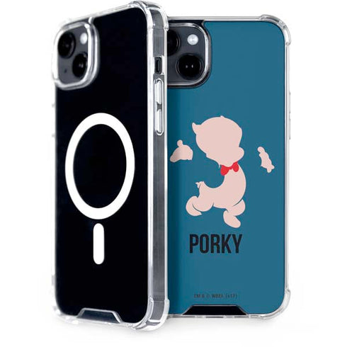 Looney Tunes Porky Pig Identity iPhone 15 Plus MagSafe Case