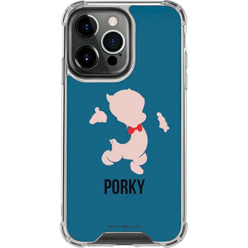 Looney Tunes Porky Pig Identity iPhone 14 Pro Clear Case