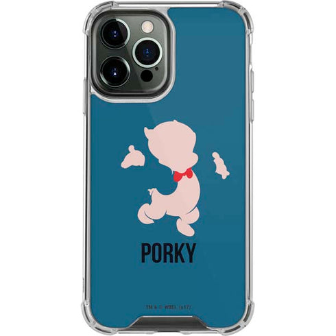 Looney Tunes Porky Pig Identity iPhone 14 Pro Max Clear Case