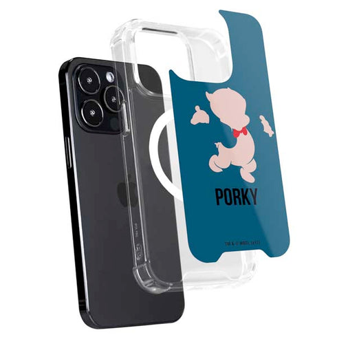 Looney Tunes Porky Pig Identity iPhone 15 Pro Max MagSafe Case