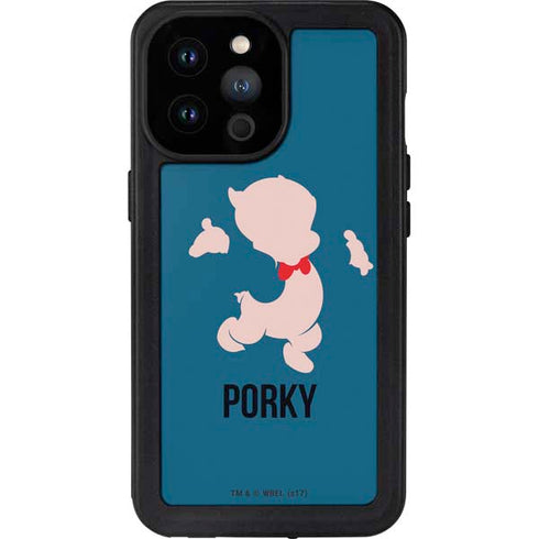 Looney Tunes Porky Pig Identity iPhone 14 Pro Max Waterproof Case