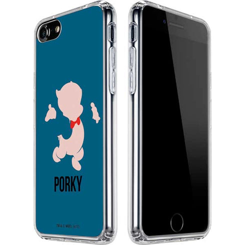 Looney Tunes Porky Pig Identity iPhone SE (2nd & 3rd Gen) Clear Case