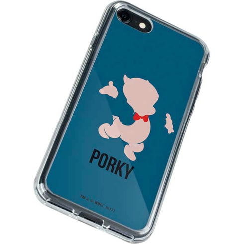 Looney Tunes Porky Pig Identity iPhone SE (2nd & 3rd Gen) Clear Case