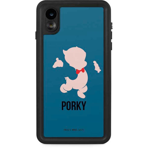 Looney Tunes Porky Pig Identity iPhone XR Waterproof Case