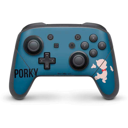 Looney Tunes Porky Pig Identity Nintendo Switch Pro Controller Skin