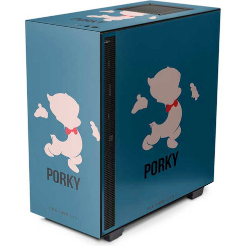 Looney Tunes Porky Pig Identity NZXT H510 Compact ATX Mid-Tower Case Skin