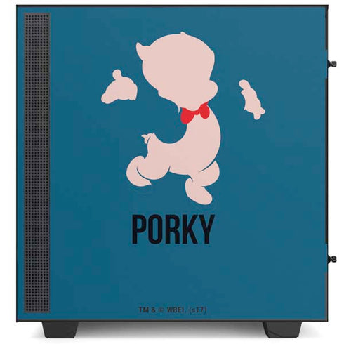 Looney Tunes Porky Pig Identity NZXT H510 Compact ATX Mid-Tower Case Skin