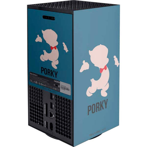 Looney Tunes Porky Pig Identity Xbox Series X Console Skin