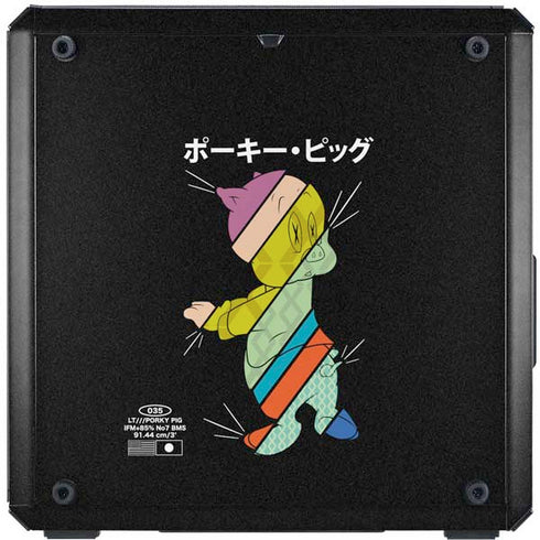 Looney Tunes Porky Pig Sliced Juxtapose Cooler Master MasterBox Q300L Mini Tower Skin